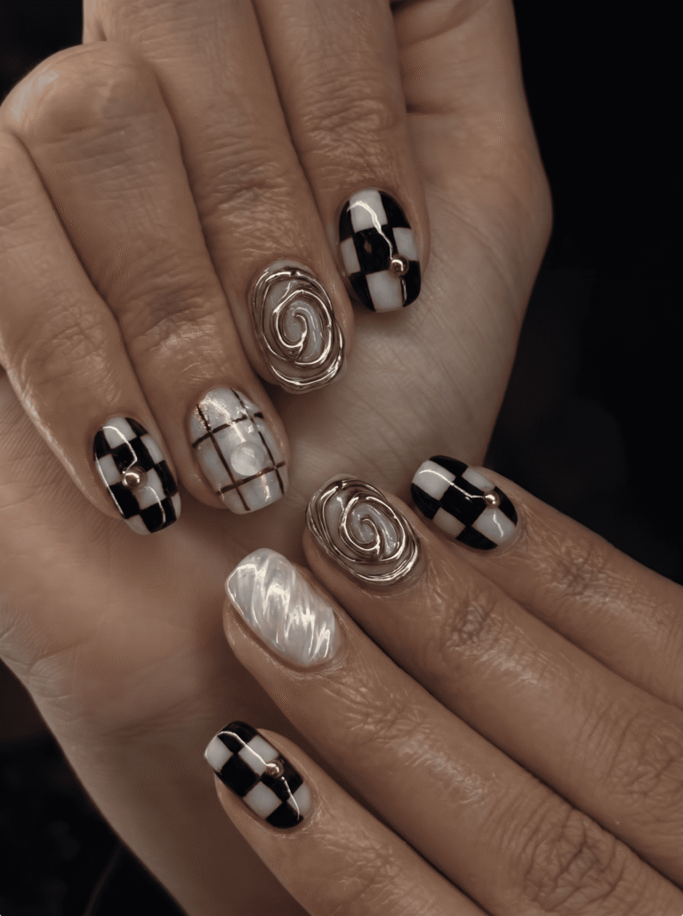 Elegant French manicure at Sophie's Nails Edmonton