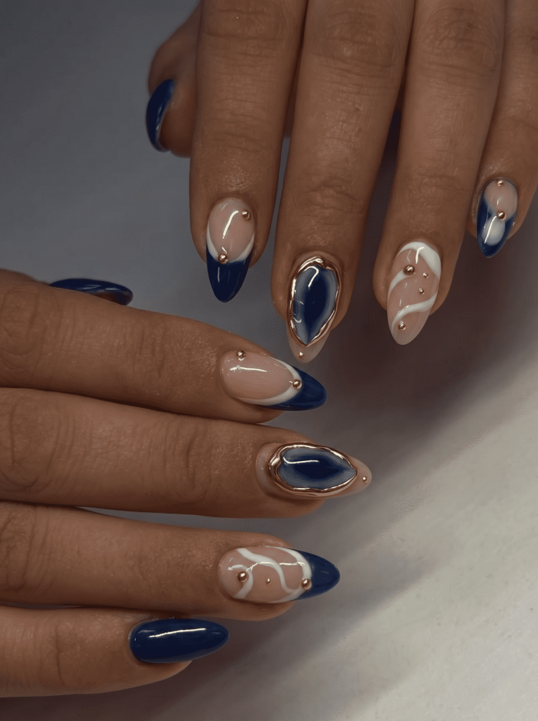 Pretty pastel nails at Sophie's Nails Salon Edmonton